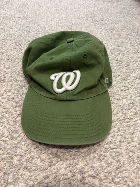 Nationals Green Baseball Cap. Barely used
